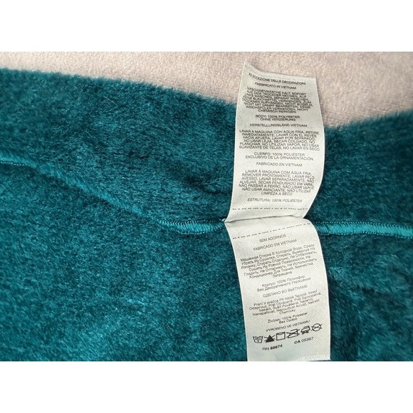 Mountain Hardwear Women L Teal Sleeve Fleece Lined Pullover Shirt Outdoor Active - Picture 15 of 16